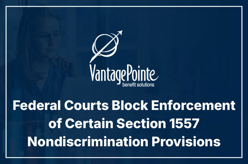 Federal Courts Block Enforcement of Certain Section 1557 Nondiscrimination Provisions